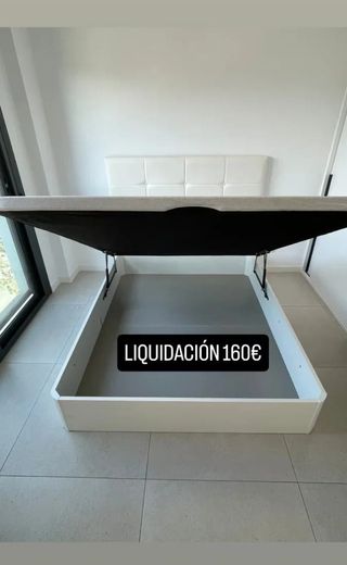 Canapé abatible madera blanco