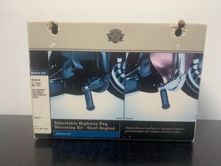 Kit Montaje Estriberas Harley Davidson Negro