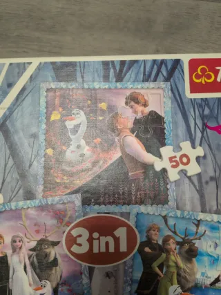 Puzzle 3 en 1 Frozen II Trefl