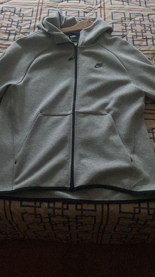 Sudadera original Nike Gris con Cremallera