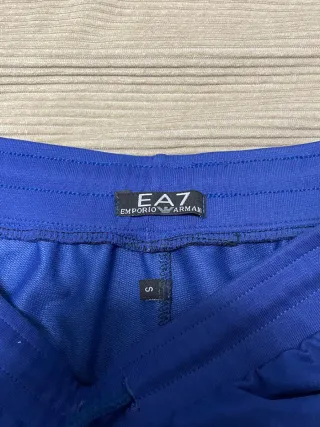 EA7 Pantalón Corto Azul