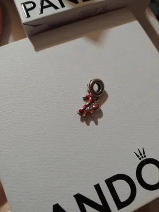 Charm Pandora Navidad Galleta Jengibre Bastón Cara