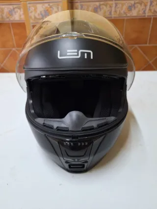 Casco Moto LEM Negro