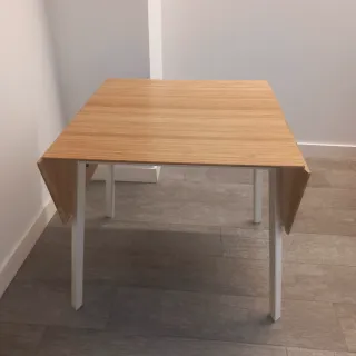 Mesa abatible cocina/comedor madera y metal