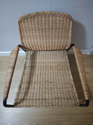 Poltrona IKEA ULRIKSBERG in rattan e metallo