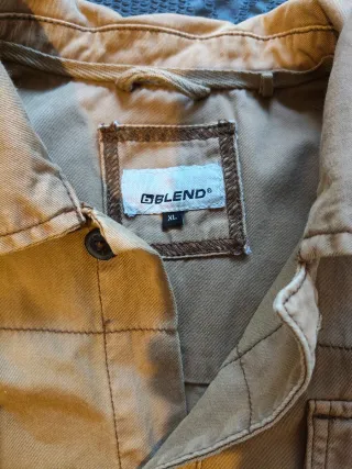 Camisa Blend Talla XL Marrón Estilo Vaquero