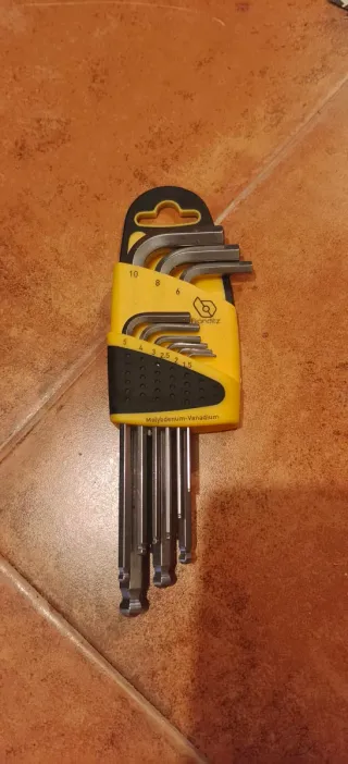 Juego llaves Allen Bondtz Molybdenum-Vanadium