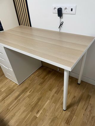 Tablero Escritorio Ikea Linnmon Madera Clara