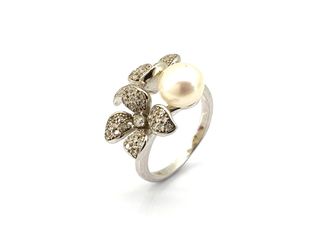 sortija plata 925mm con piedra con circonita t. 11 (16,24 mm)