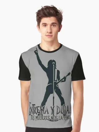 Camiseta rock silueta homenaje a Extremoduro