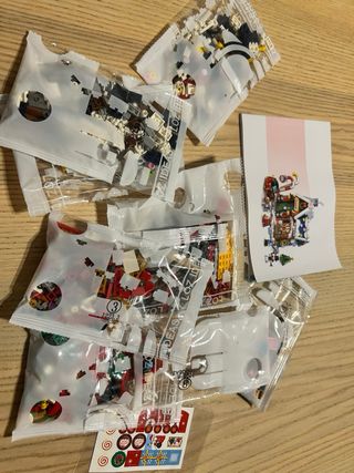 Bloques Construcción Casa Navidad 788 Piezas