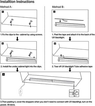 Pack 4 Lámparas UV LED 6W