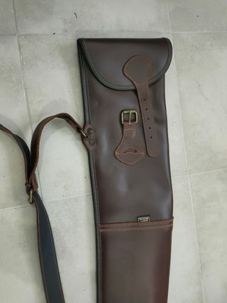 Funda de cuero escopeta