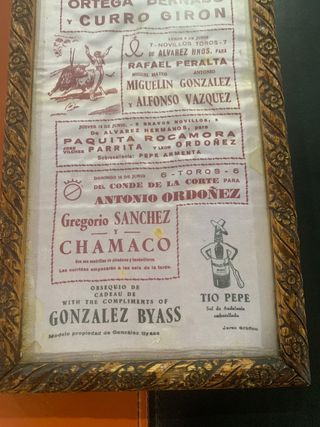 Cartel Taurino Algeciras 1958