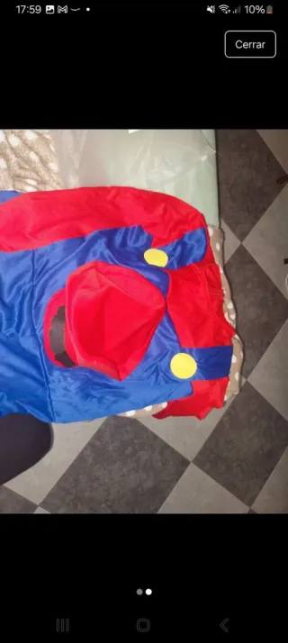 Disfraz Mario Bros Mujer Talla Única