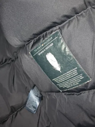 Piumino Tommy Hilfiger Nero Taglia L