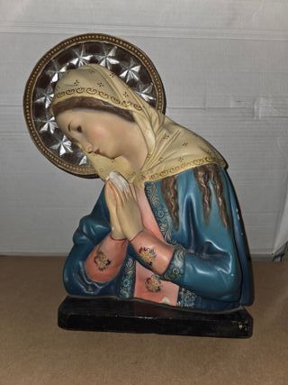 Antigua Virgen Pared Talleres Olot