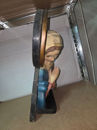 Antigua Virgen Pared Talleres Olot