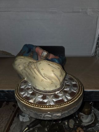 Antigua Virgen Pared Talleres Olot