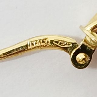 Pendientes Aro Oro Largo Ondulado