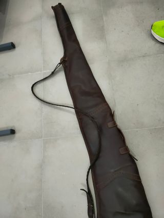 Funda de cuero para escopeta