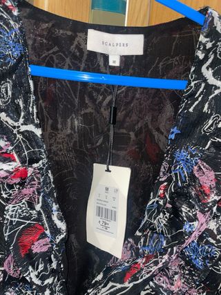 Vestido Scalpers estampado talla M