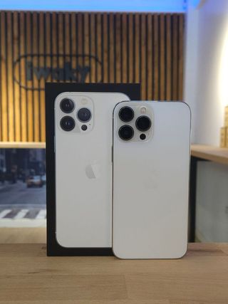 IPHONE 14 PRO MAX 128GB ARGENTO 100% BATTERIA