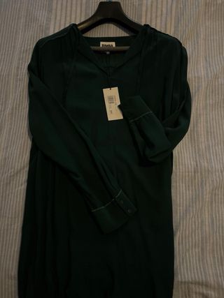 Vestido Bimba y Lola Verde Talla L Nuevo