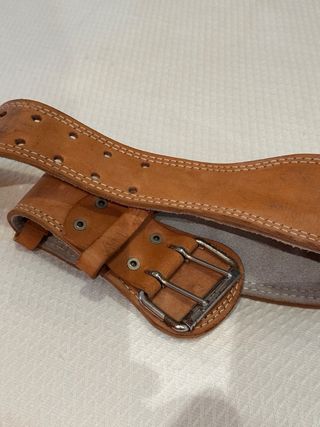 Cinturón Halterofilia Salter Cuero Marrón