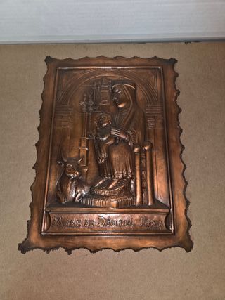 Porta Paz, Placa Devocionario Mare de Déu del Tura