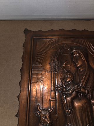 Porta Paz, Placa Devocionario Mare de Déu del Tura