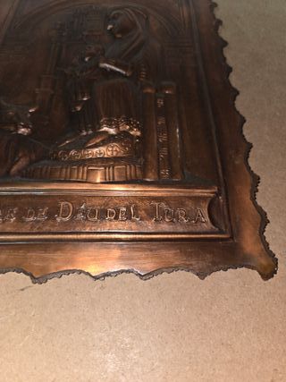 Porta Paz, Placa Devocionario Mare de Déu del Tura