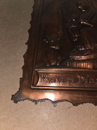 Porta Paz, Placa Devocionario Mare de Déu del Tura