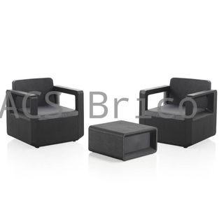 Mobili da Giardino Venus Tête-à-Tête Grafite