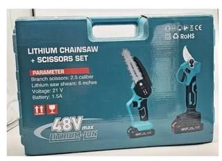 Kit forbice + motosega 6 valigia