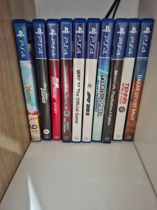 PS4 Slim + 3 mandos 10 juegos