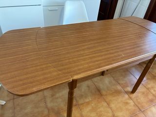 Mesa de cocina extensible madera