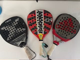 Palas de Pádel NOX, Babolat y Adidas