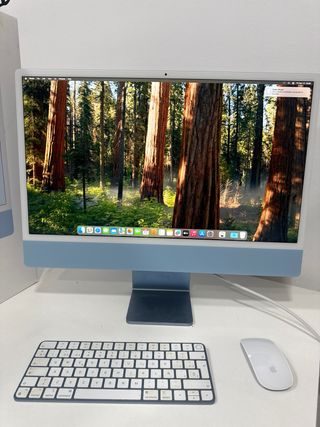 iMac M1 24” 2021 8/512GB Azul con caja original