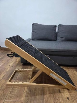 Escalera - Rampa Plegable de Madera Perros Gatos