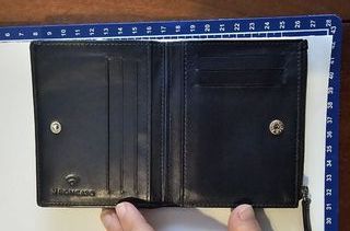 Portafogli in vera pelle Roncato nero