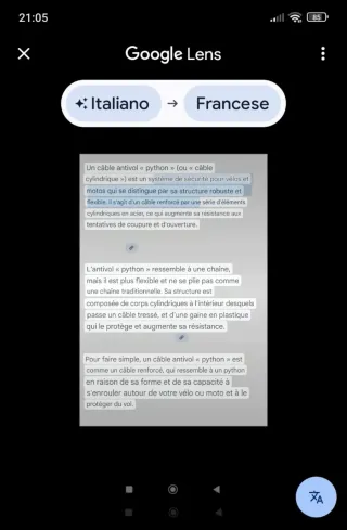 Lucchetto a pitone antifurto 150 cm rosso