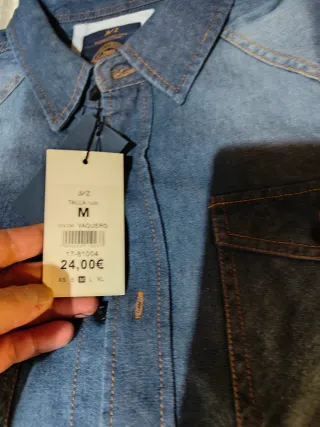 Camisa vaquera Talla M ,nueva