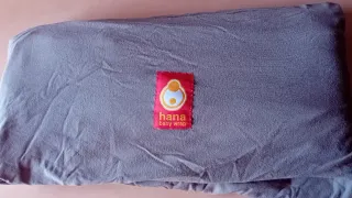 Fular portabebés Hana Baby Wrap gris