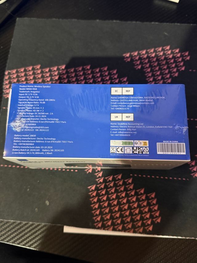 Altavoz Anigaduo MINI6+RGB Bluetooth