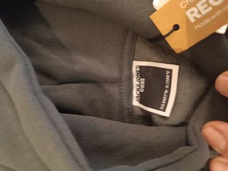 Sudadera Jack & Jones Talla S Gris