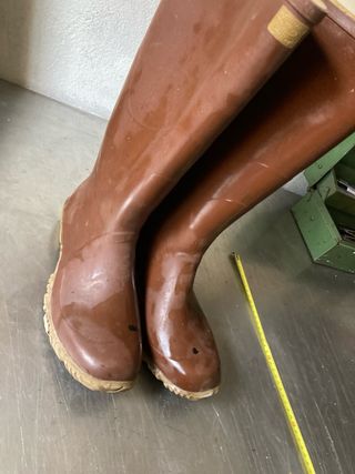 Stivali in gomma marroni