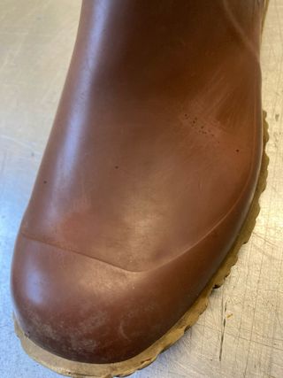 Stivali in gomma marroni