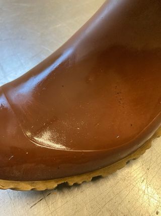 Stivali in gomma marroni