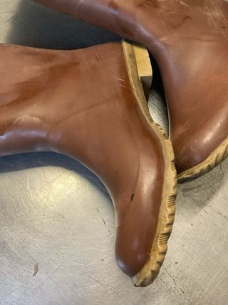 Stivali in gomma marroni